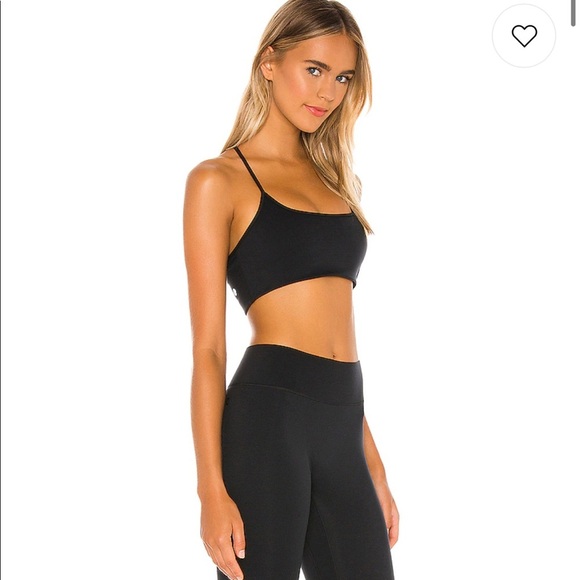 NWT Bandier All Access Chorus Bra in Black Size Small Sports Bra - Picture 3 of 8
